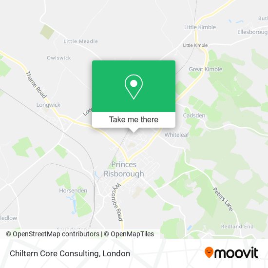 Chiltern Core Consulting map