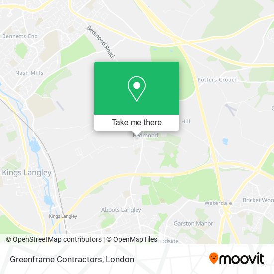 Greenframe Contractors map