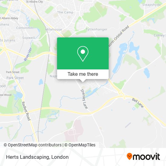 Herts Landscaping map