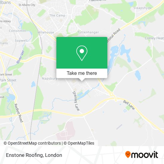Enstone Roofing map