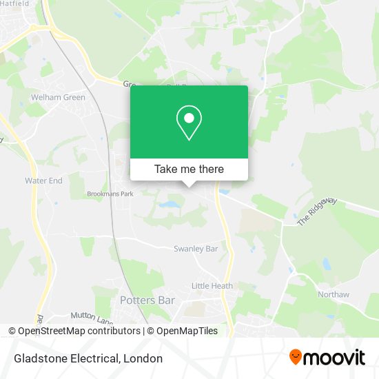 Gladstone Electrical map