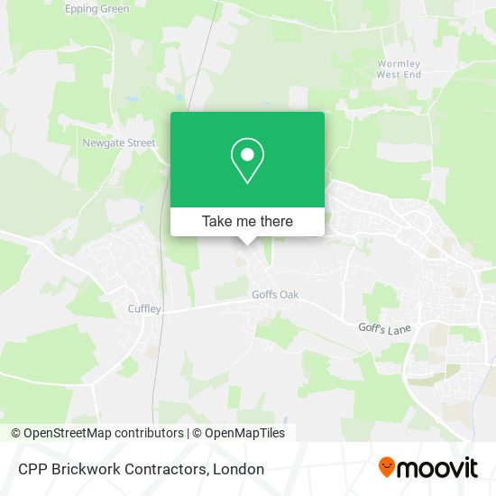 CPP Brickwork Contractors map