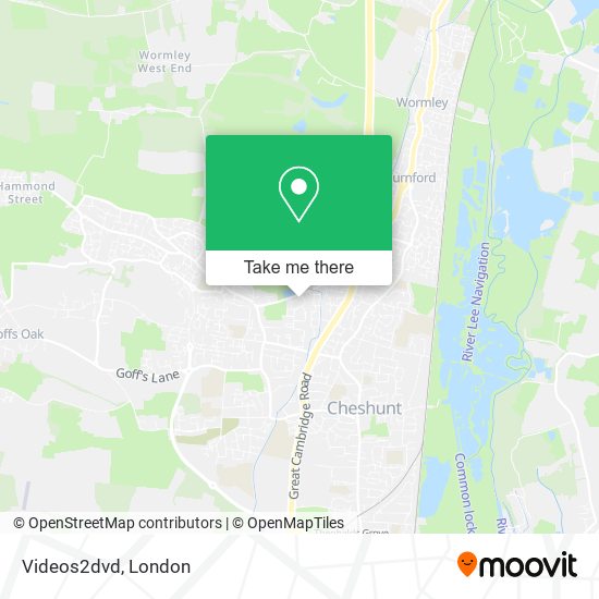 Videos2dvd map
