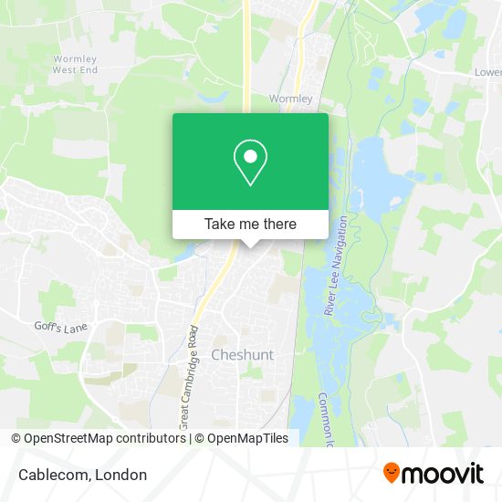 Cablecom map