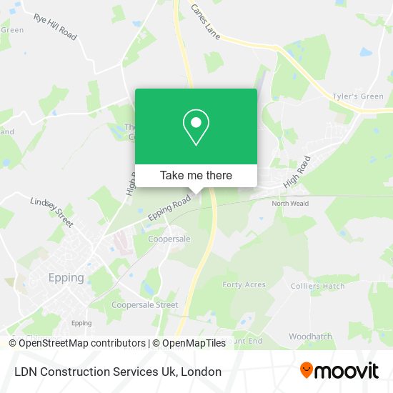 LDN Construction Services Uk map
