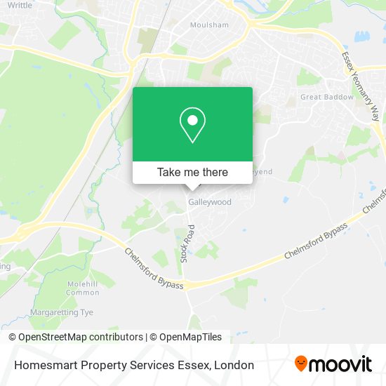 Homesmart Property Services Essex map