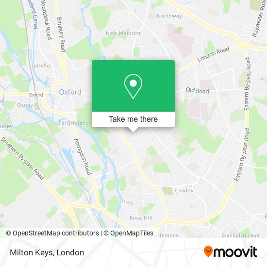 Milton Keys map