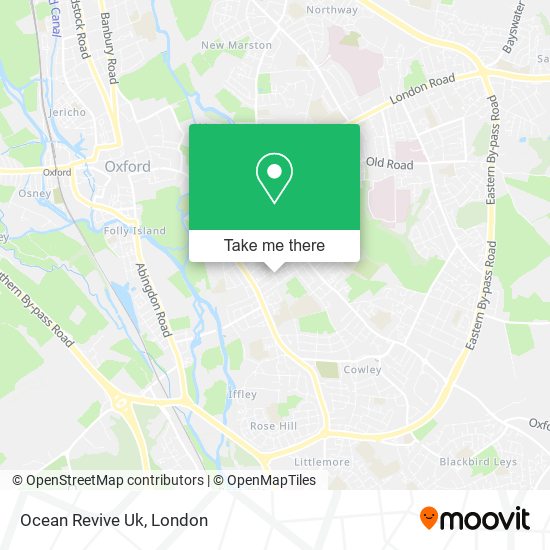 Ocean Revive Uk map