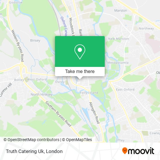 Truth Catering Uk map