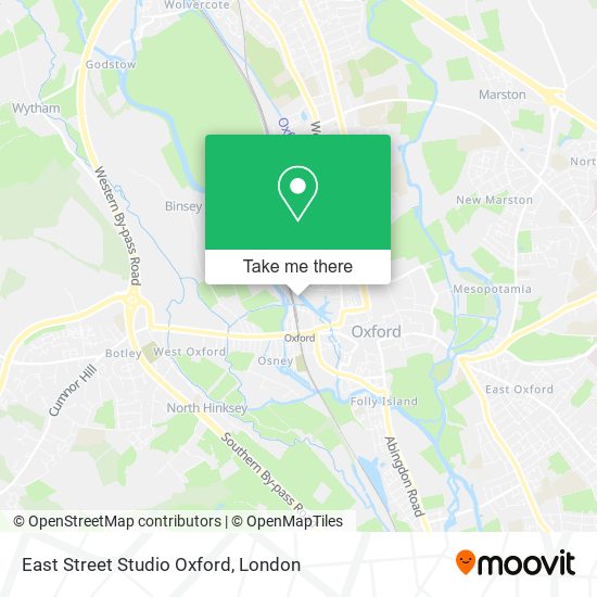 East Street Studio Oxford map