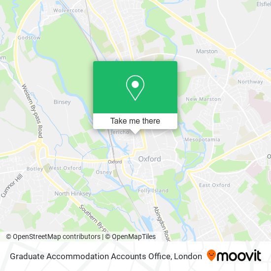Graduate Accommodation Accounts Office map