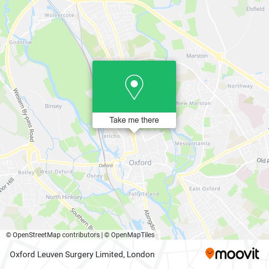 Oxford Leuven Surgery Limited map