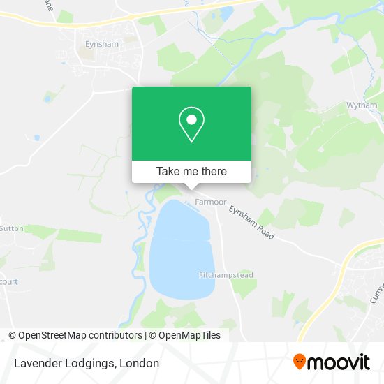 Lavender Lodgings map