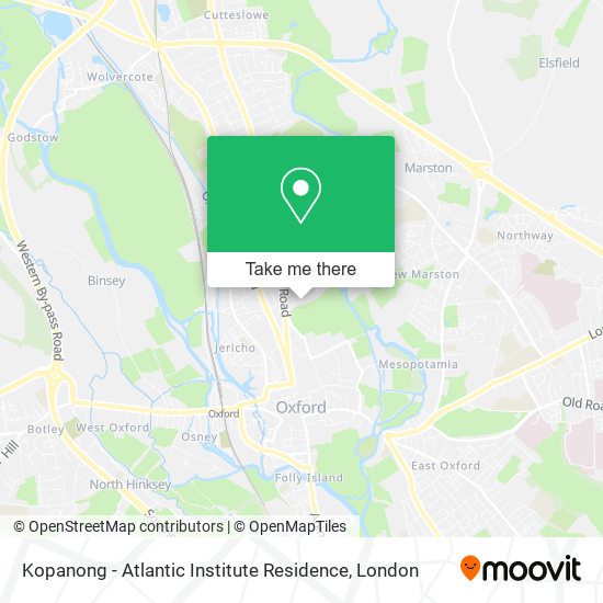 Kopanong - Atlantic Institute Residence map