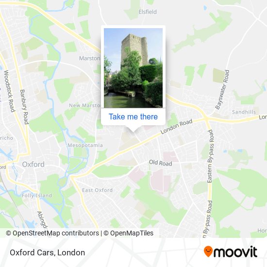 Oxford Cars map