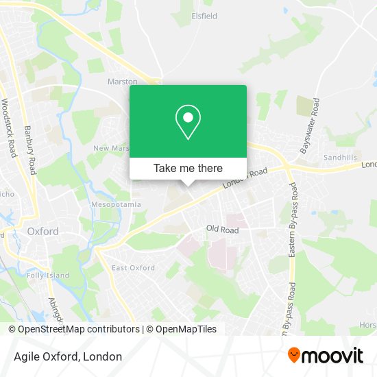 Agile Oxford map