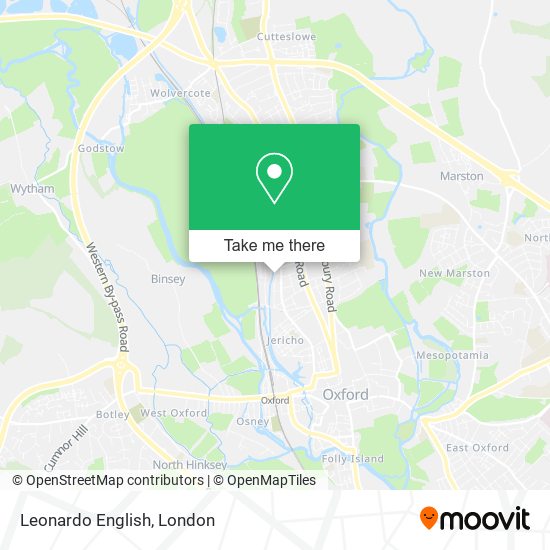 Leonardo English map