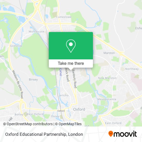 Oxford Educational Partnership map