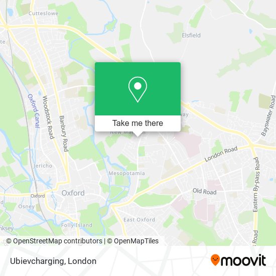 Ubievcharging map