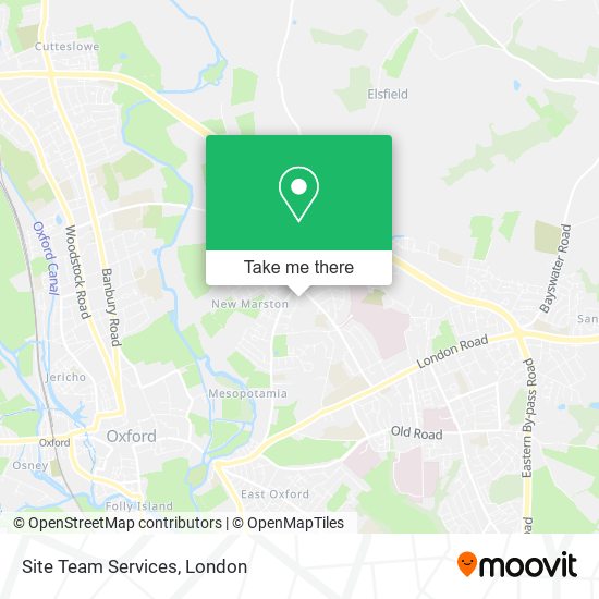 Site Team Services map