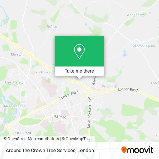 Around the Crown Tree Services map