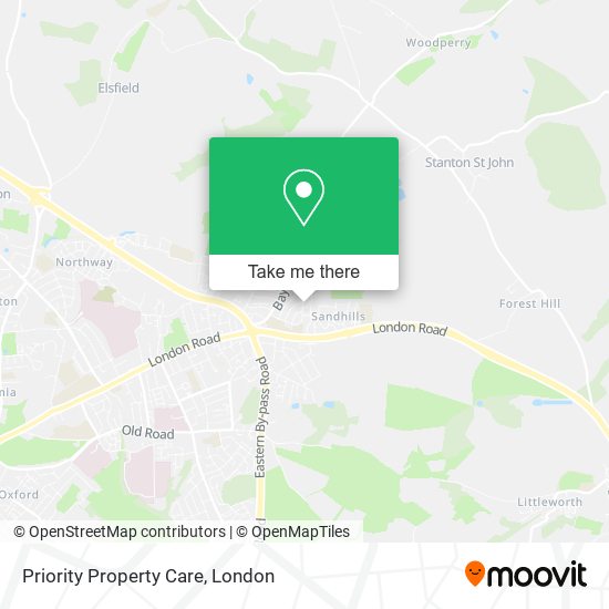 Priority Property Care map