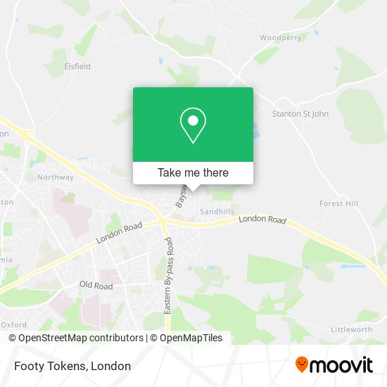 Footy Tokens map