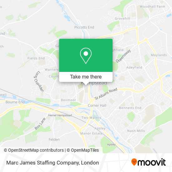 Marc James Staffing Company map