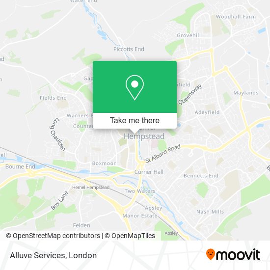 Alluve Services map