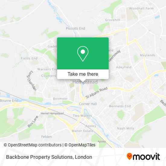 Backbone Property Solutions map