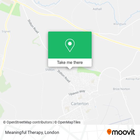 Meaningful Therapy map