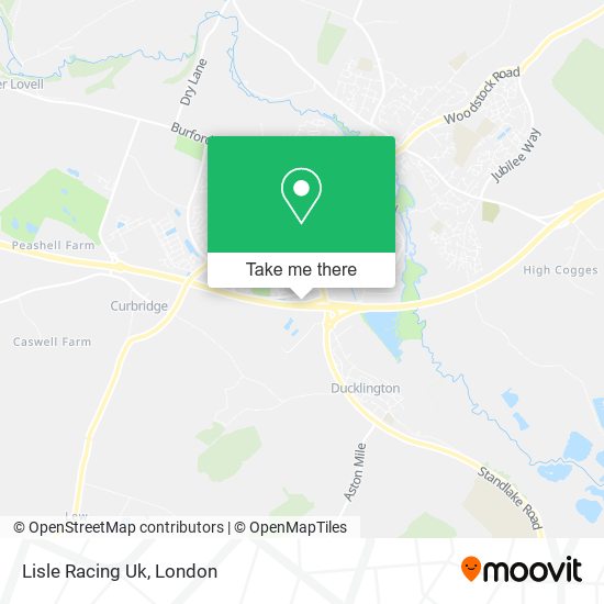 Lisle Racing Uk map