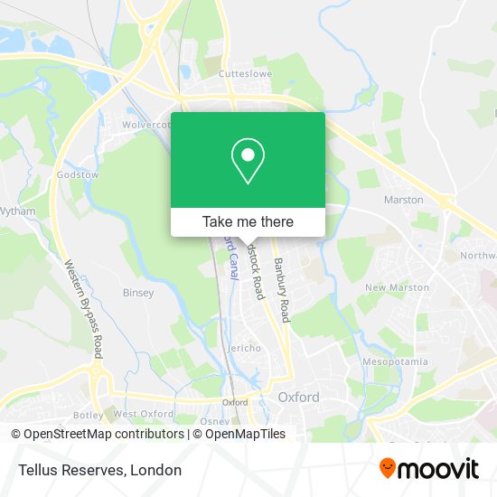 Tellus Reserves map