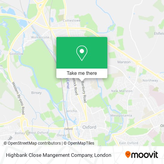 Highbank Close Mangement Company map