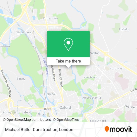 Michael Butler Construction map