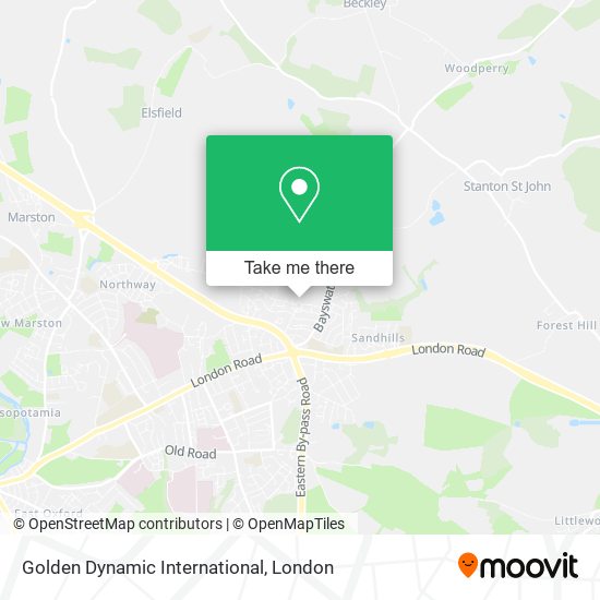Golden Dynamic International map