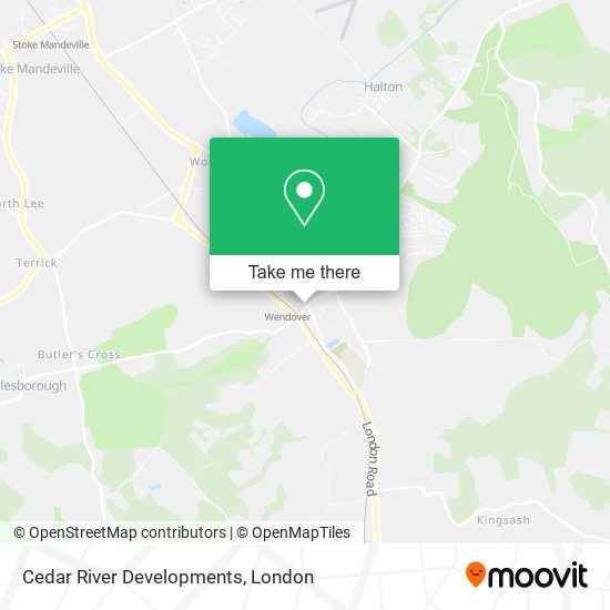 Cedar River Developments map
