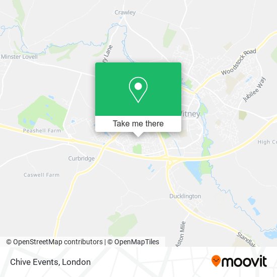 Chive Events map