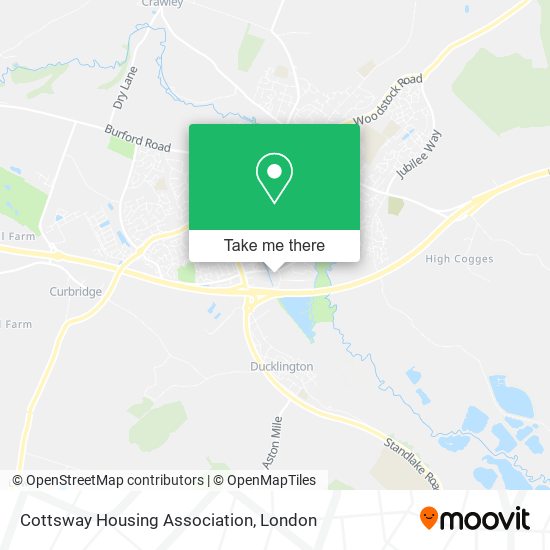 Cottsway Housing Association map