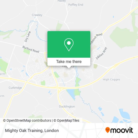 Mighty Oak Training map