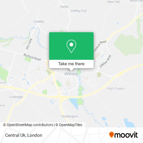 Central Uk map
