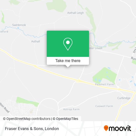 Fraser Evans & Sons map
