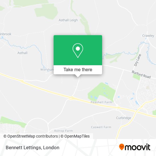 Bennett Lettings map