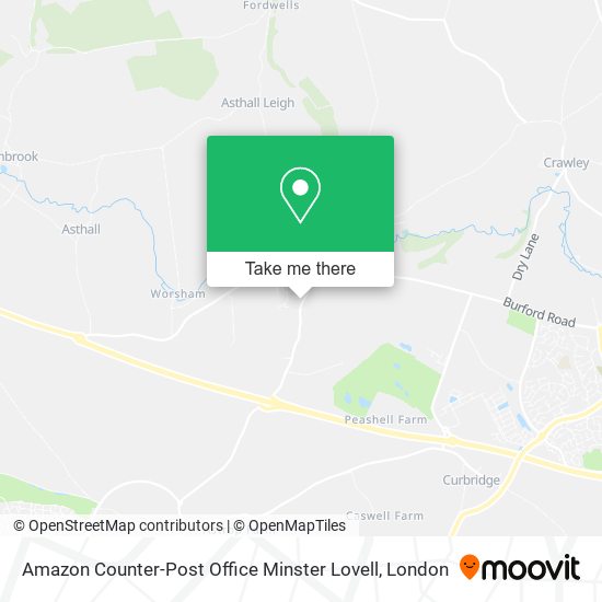 Amazon Counter-Post Office Minster Lovell map