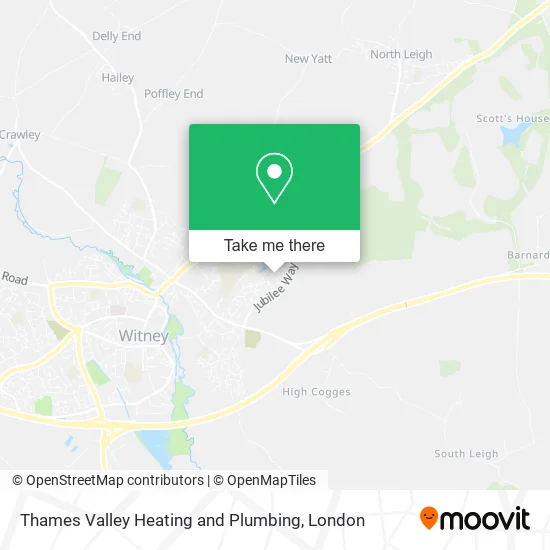 Thames Valley Heating and Plumbing map