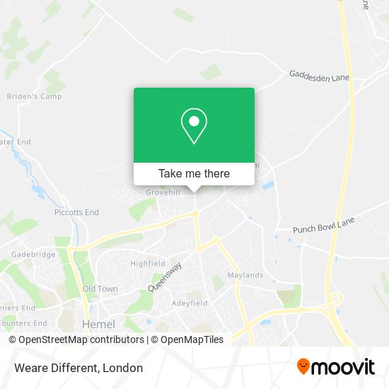 Weare Different map