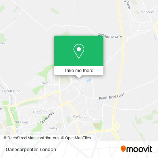 Oanecarpenter map