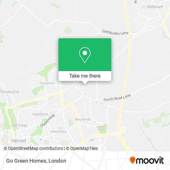 Go Green Homes map