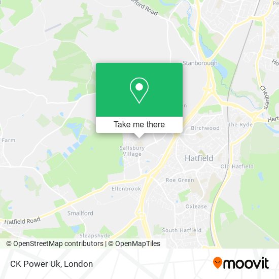 CK Power Uk map