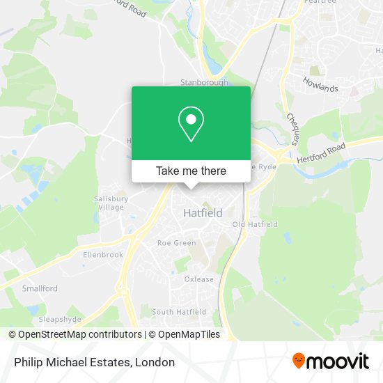 Philip Michael Estates map